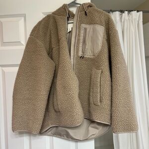 H&M Tan Sherpa Jacket
